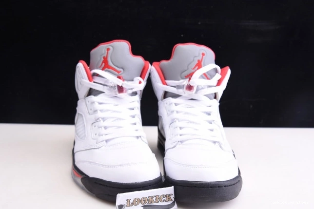 Cheap DA1911-102 5 Jordan Silver Red Air Fire (2020) Retro Tongue 0728